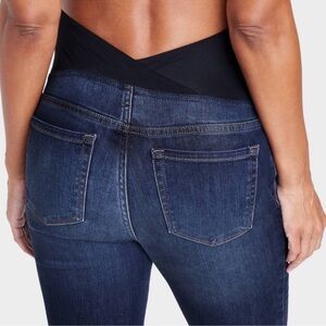 Isabel Maternity Denim Bootcut Over The Belly Design Jeans | Size 2 (26R)